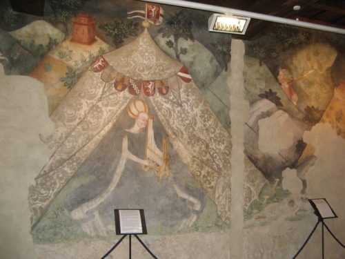 Castello di Masnago, Varese, affreschi quattrocenteschi